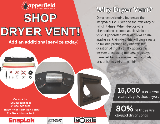 [OC47_000] Dryer Vent Sell Sheet - PDF Only (EA/1)