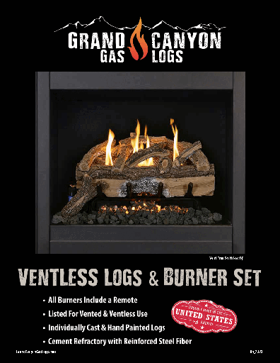 [GC-VENTLESS_000] Ventless Logs and Burner Set (EA/1)